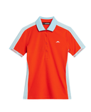 J.Lindeberg Polo sans manches Dena Orange Diamond