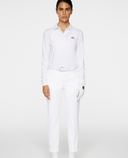 J.Lindeberg Flor Long Sleeve Thermo Polo White