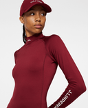 J.Lindeberg Asa Soft Compression Top Cabernet