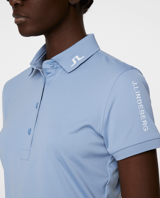 J.Lindeberg Tour Tech Polo Rain Washed