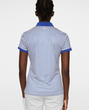 J.Lindeberg Tour Tech Print Polo Tour Geo Moonbeam