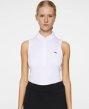 J.Lindeberg Dena Sleeveless Polo White