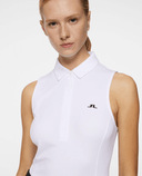 J.Lindeberg Dena Sleeveless Polo White