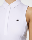 J.Lindeberg Dena Sleeveless Polo White