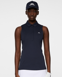 J.Lindeberg Dena Sleeveless Polo JL Navy