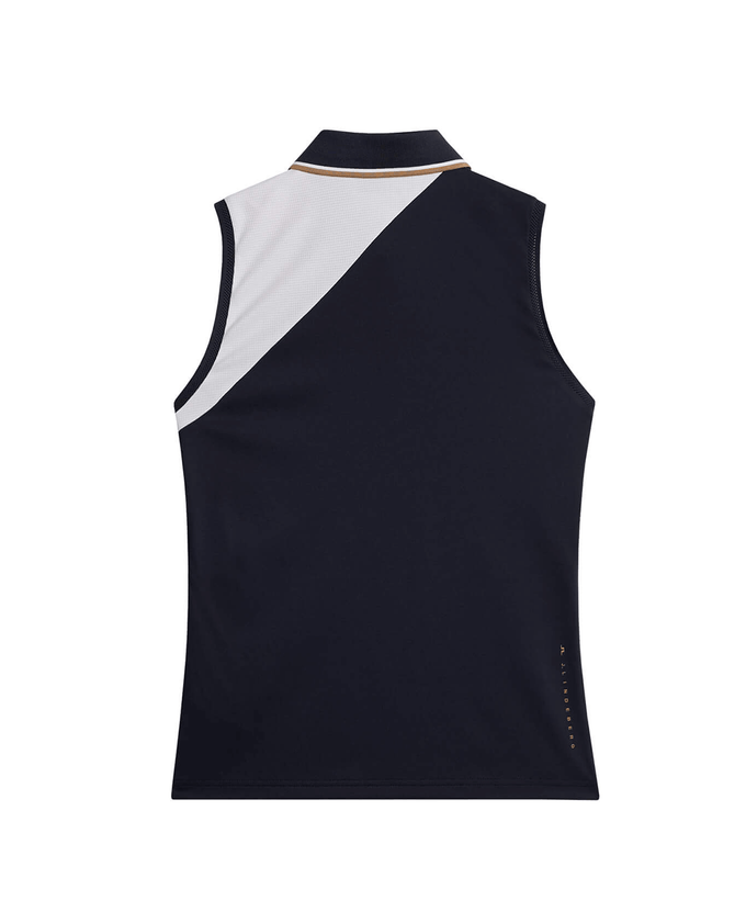 J.Lindeberg Swing Sleeveless Polo JL Navy