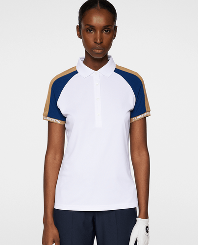 J.Lindeberg Priya Polo White