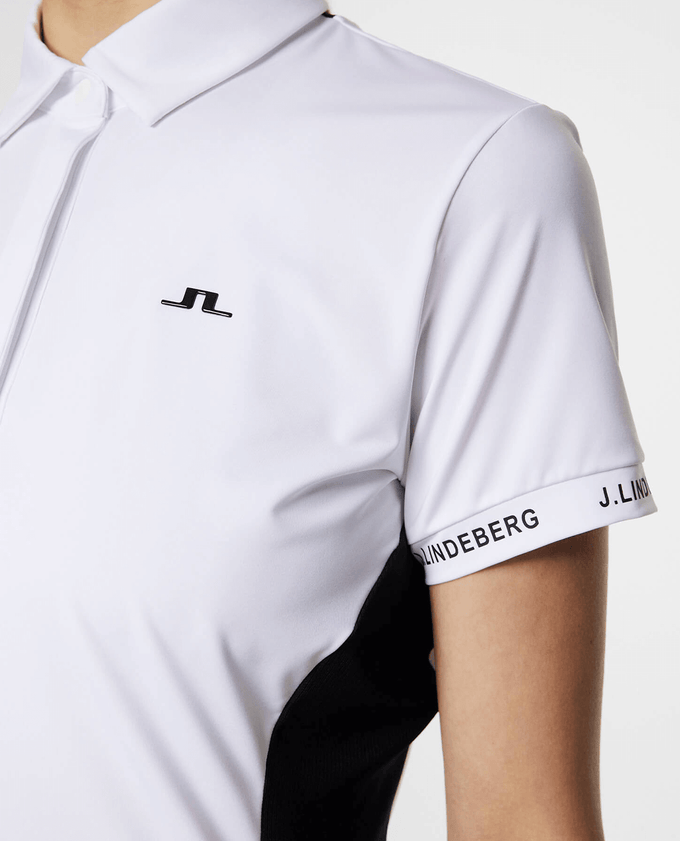 J.Lindeberg Becca Polo White