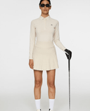 J.Lindeberg Flor Long Sleeve Thermo Polo Moonbeam