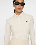 J.Lindeberg Flor Long Sleeve Thermo Polo Moonbeam