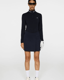 J.Lindeberg Hertta Long Sleeve Brushed Polo Navy