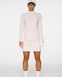 J.Lindeberg Hertta Long Sleeve Brushed Polo Grey Lilac