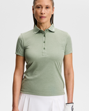 J.Lindeberg Tour Tech Polo Hedge Green Melange