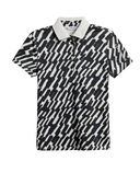 J.Lindeberg Tour Tech Print Polo Tour Oak Moonbeam