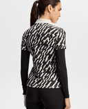 J.Lindeberg Tour Tech Print Polo Tour Oak Moonbeam