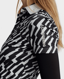 J.Lindeberg Tour Tech Print Polo Tour Oak Moonbeam