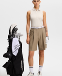 J.Lindeberg Dena Sleeveless Polo Moonbeam
