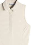 J.Lindeberg Dena Sleeveless Polo Moonbeam