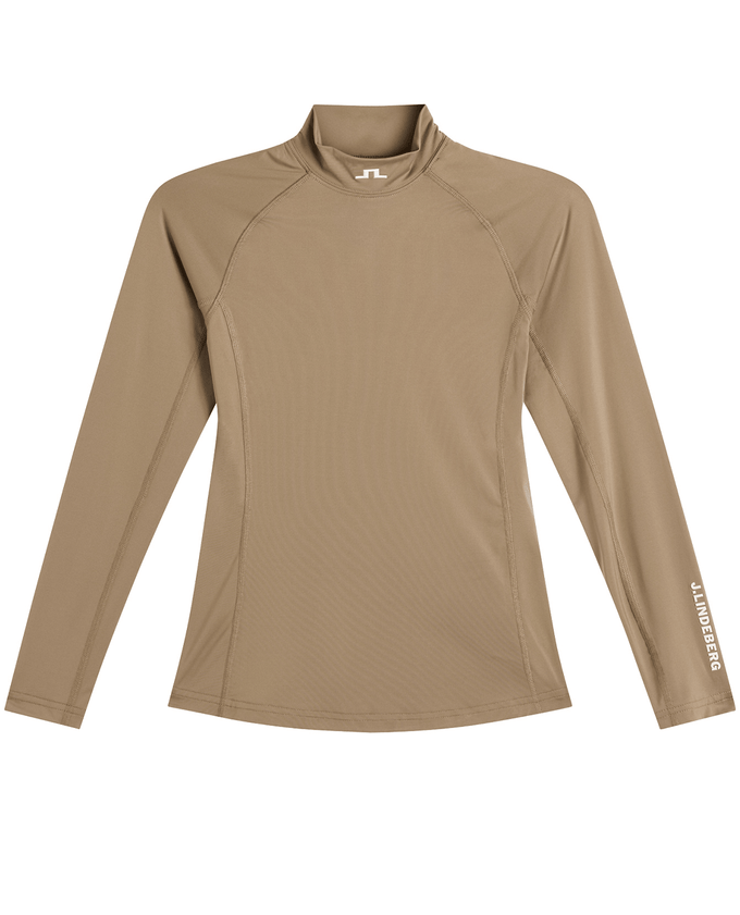 J.Lindeberg Ella Long Sleeve Compression Top Brindle