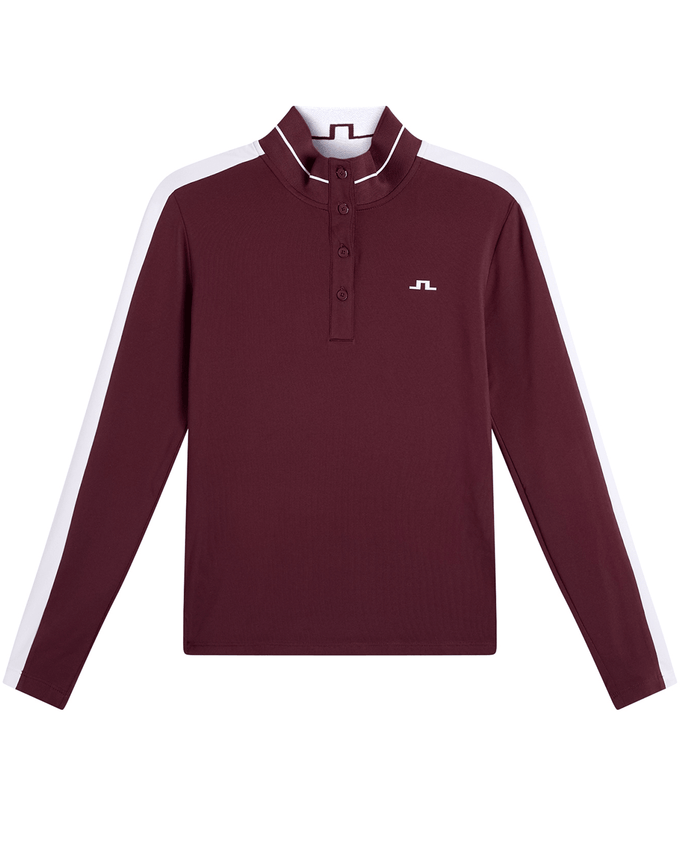 J.Lindeberg Hertta Long Sleeve Polo Winetasting