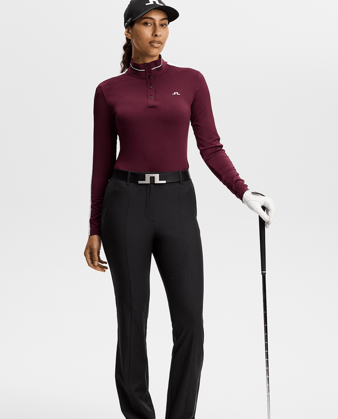 J.Lindeberg Hertta Long Sleeve Polo Winetasting