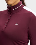 J.Lindeberg Hertta Long Sleeve Polo Winetasting