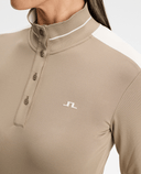 J.Lindeberg Hertta Long Sleeve Polo Brindle