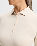 J.Lindeberg Flor Long Sleeve Thermo Polo Moonbeam