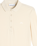 J.Lindeberg Flor Long Sleeve Thermo Polo Moonbeam