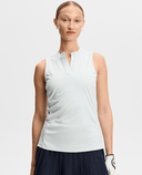 J.Lindeberg Leya Sleeveless Polo Skylight Melange