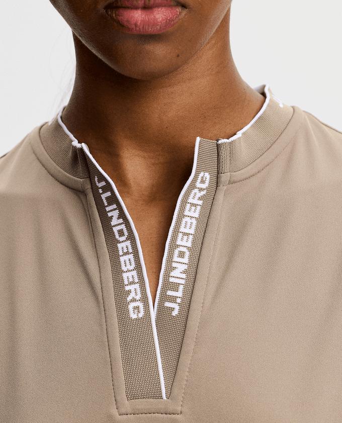 J.Lindeberg Leya Sleeveless Polo Brindle