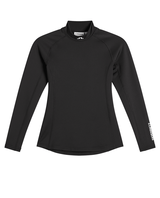J.Lindeberg Ella Brushed Winter Compression Top Black