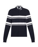 J.Lindeberg Ariadne Knitted Quater Zip Sweater Navy