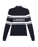J.Lindeberg Ariadne Knitted Quater Zip Sweater Navy
