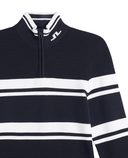 J.Lindeberg Ariadne Knitted Quater Zip Sweater Navy
