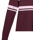 J.Lindeberg Ariadne Knitted Quater Zip Sweater Winetasting