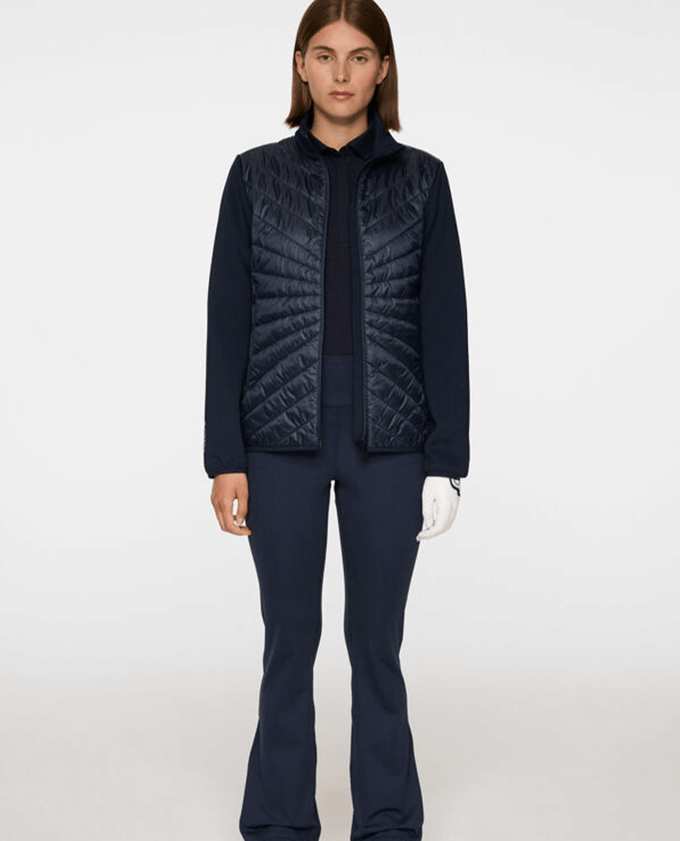 J.Lindeberg Madde Quilt Hybrid Jacket JL Navy
