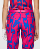 J.Lindeberg Pia Print Golf Pant 27.5'' Glitch Bridge Pink