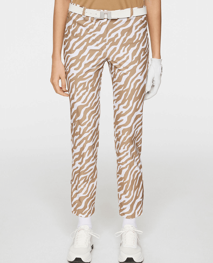 J.Lindeberg Pia Print Golf Pant 27.5'' Tigers Eye