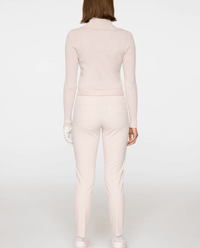 J.Lindeberg Pia Print Golf Ankle Trouser 27.5'' Grey Lilac