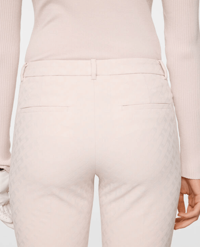 J.Lindeberg Pia Print Golf Ankle Trouser 27.5'' Grey Lilac