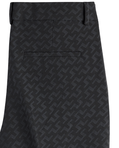 J.Lindeberg Pia Bridge Print Golf Ankle Trouser 27.5'' Black