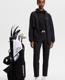 J.Lindeberg Pia Bridge Print Golf Ankle Trouser 27.5'' Black