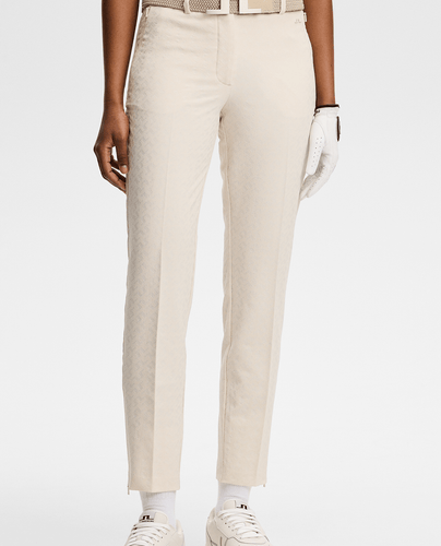 J.Lindeberg Pia Bridge Print Golf Ankle Trouser 27.5'' Moonbeam