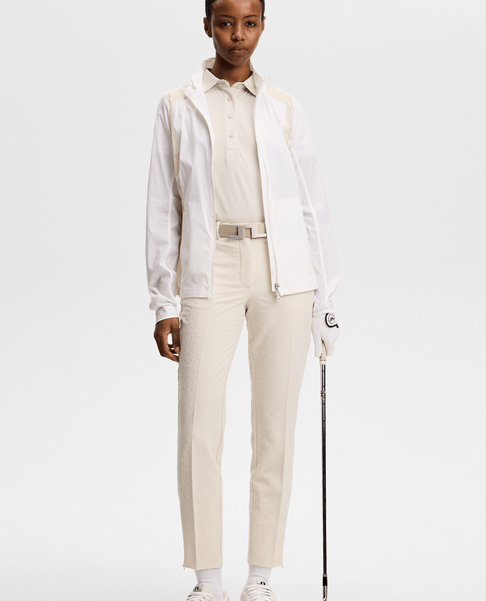 J.Lindeberg Pia Bridge Print Golf Ankle Trouser 27.5'' Moonbeam