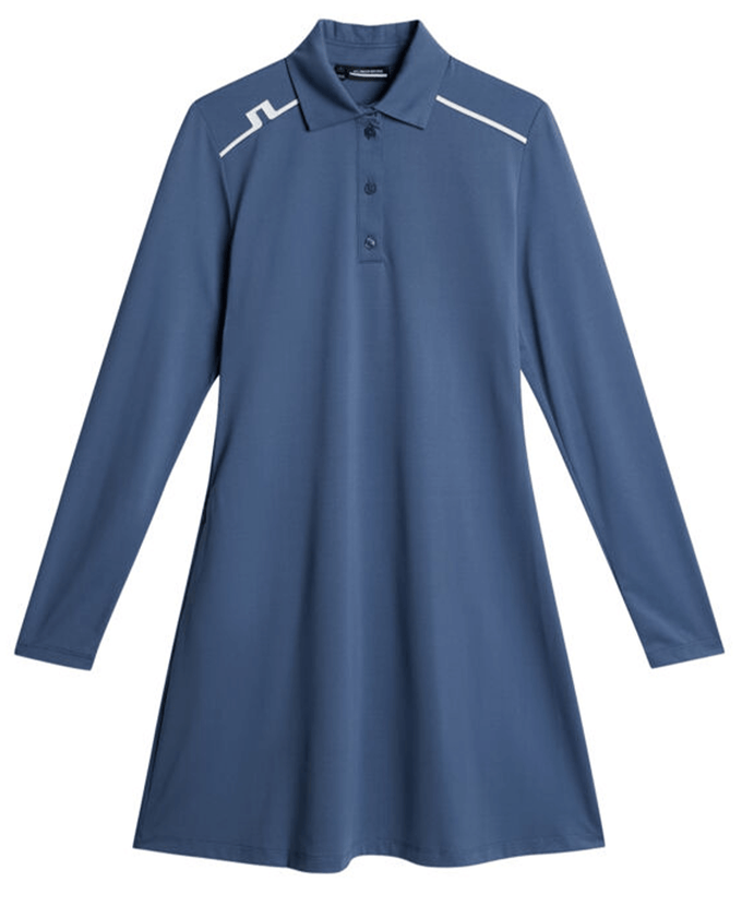 J.Lindeberg Gizelle Long Sleeve Dress Vintage Indigo