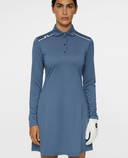 J.Lindeberg Gizelle Long Sleeve Dress Vintage Indigo