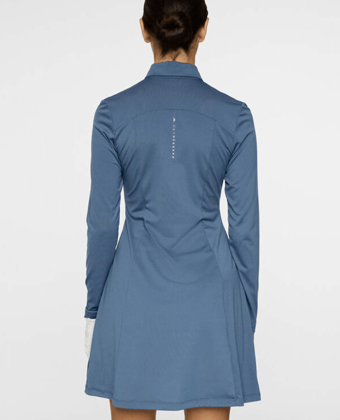 J.Lindeberg Gizelle Long Sleeve Dress Vintage Indigo