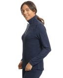 ISLAND GREEN Jacquard 1/4 Zip Winter Top 2314 Navy