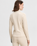 J.Lindeberg Selena Full Zip Mid Layer Moonbeam